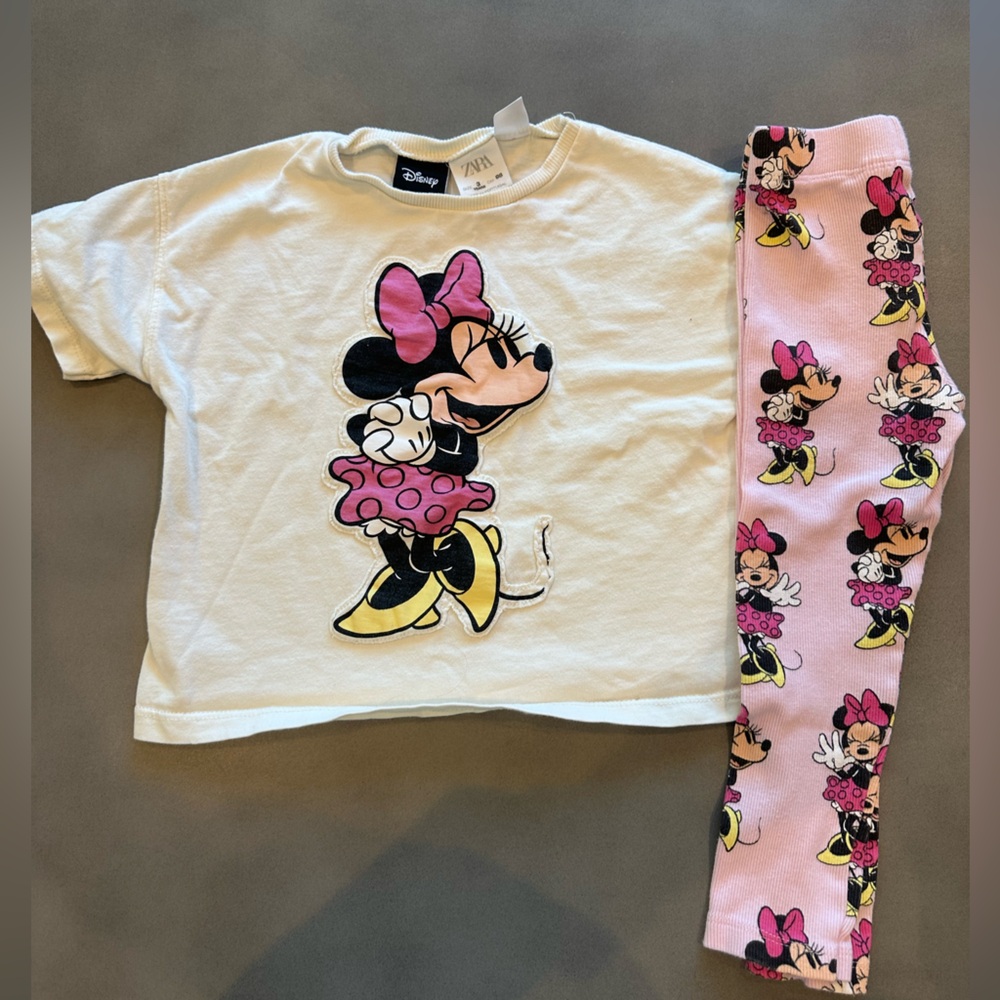 Zara Disney Minnie Mouse Kids Set - 3T
